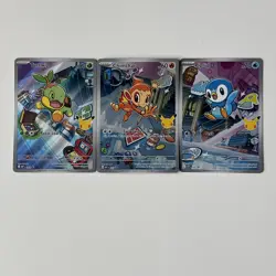 Pokemon TCG First Partner Illustration Collection Series 1 Sinnoh Starters - Image 1