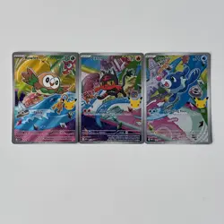 Pokemon TCG First Partner Illustration Collection Series 1 Alola Starters - Image 1