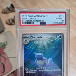 PSA 10 Wartortle 171/165 Illustration Rare Holo SV Scarlet & Violet 151 EN - Image 1