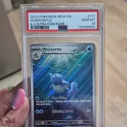 PSA 10 Wartortle 171/165 Illustration Rare Holo SV Scarlet & Violet 151 EN - Image 2