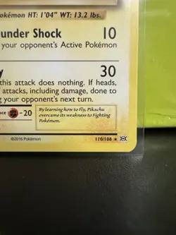 Flying Pikachu Evolutions 110/108 Secret Rare Regular English 2016 - Image 5