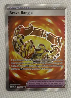 Brave Bangle 104/084 Ultra Rare Pitch Black Pokemon Holo Near Mint - Image 1