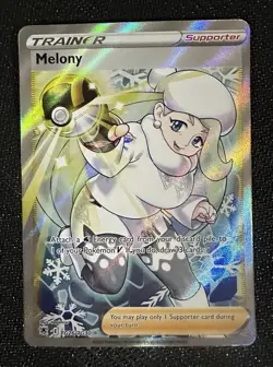 The Pokemon Company Pokemon TCG Melony TG26/TG30 Ultra Rare Full Art Holo EN NM - Image 1