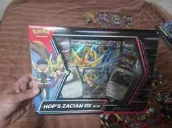 Pokemon Hop’s Zacian ex Box - Factory Sealed Promos and 4 Booster Packs (NIB) - Image 1