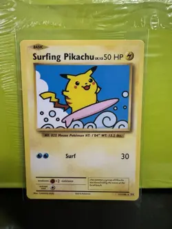 The Pokemon Company Surfing Pikachu Evolutions 111/108 Secret Rare English - Image 1