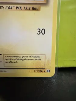 The Pokemon Company Surfing Pikachu Evolutions 111/108 Secret Rare English - Image 5