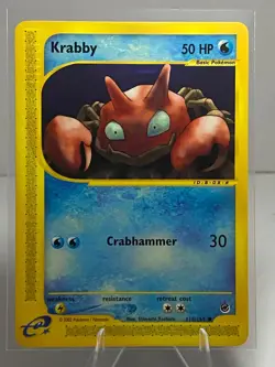 Krabby 115/165 Common Expedition Base Set Near Mint - Image 1