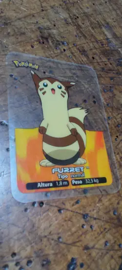 Furret 011 Pokemon Lamincards Edibas - ESP - EXC - Image 1
