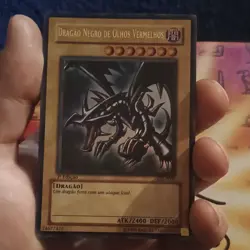 Konami Yu-Gi-Oh! Dragao Negro de Olhos Vermelhos SDJ-P001 Ultra Rare Holo - Image 1