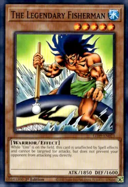 The Legendary Fisherman LED9-EN023 Yu-Gi-Oh 1st Edition LP - Image 1