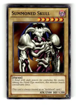 Summoned Skull YSYR-EN004 Starter Deck: Yugi Reloaded Yu-Gi-Oh Unlimited LP - Image 1