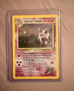Wizards Sabrina's Gengar 14/132 Gym Challenge Holo Rare English 2000 HP80 - Image 1
