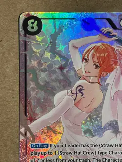 Nami OP15-086 Alt Art Foil One Piece Kami's Island NM - Image 2