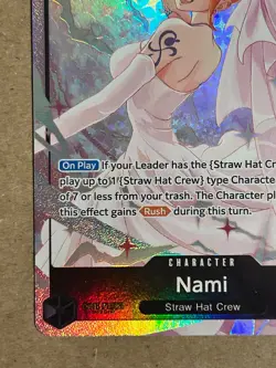 Nami OP15-086 Alt Art Foil One Piece Kami's Island NM - Image 3