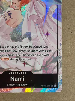 Nami OP15-086 Alt Art Foil One Piece Kami's Island NM - Image 4
