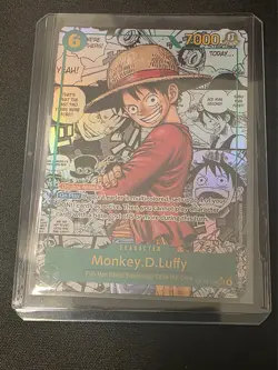 OP13-118 English Monkey D. Luffy Manga Alternate Art - Image 1