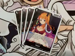 4x Nami OP16-091 R One Piece TCG English Playset x4 NM - Image 1