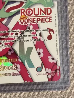 Round 1 BROOK One Piece TCG Promo OP11-056 ENGLISH NM Round1 Round One - Image 4