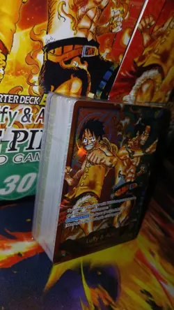 One Piece English TCG (ST-30) Starter Deck EX: Luffy & Ace Sealed BRICK ONLY - Image 5