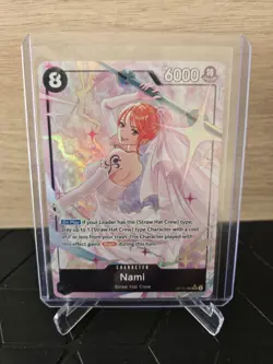 One Piece TCG Wedding / Bride Nami OP15-086 Alt Art Foil English Pack Fresh - Image 1