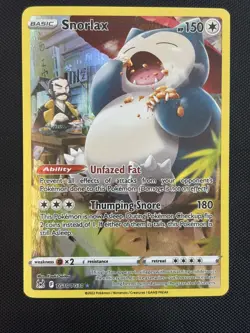 Snorlax TG10/TG30 Holo Lost Origin Trainer Gallery Pokemon Cards - Image 1
