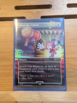 MTG | Open the Armory (2089) [Secret Lair Sonic] Foil - Image 1