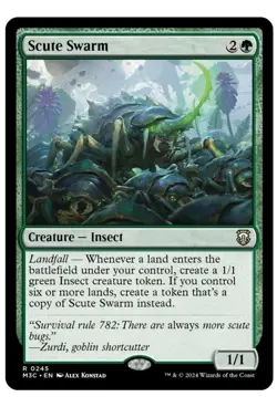 1x MTG Scute Swarm - Modern Horizons 3 Rare! NM Mint - Image 1