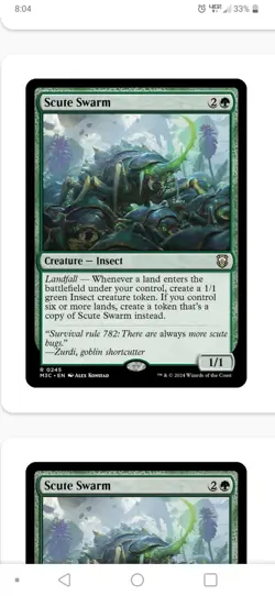 1x MTG Scute Swarm - Modern Horizons 3 Rare! NM Mint - Image 2