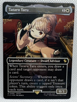 Tataru Taru (Borderless) (Chocobo Track Foil) Commander: Final Fantasy Foil, MTG - Image 1