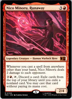 Nico Minoru, Runaway 700 Commander: Marvel Super Heroes Magic: The Gathering NM - Image 1