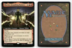Electro, Assaulting Battery (Extended Art) 260 Marvel's Spider-Man NM/M MTG - Image 3