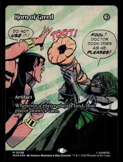 Marvel Universe Eternal-Legal #98 Horn of Greed (Borderless) (Foil) #3 - Image 1