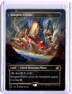 Raugrin Triome (Showcase) Ikoria: Lair of Behemoths Regular NM Pack Fresh - Image 1