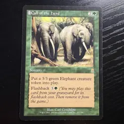 Call of the Herd Rare Regular MTG Odyssey #231 LP - Image 1