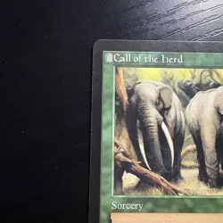 Call of the Herd Rare Regular MTG Odyssey #231 LP - Image 2