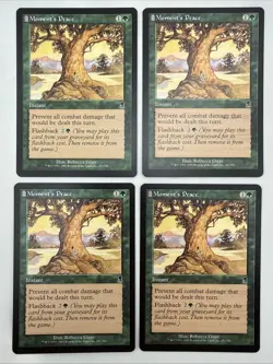 Moment's Peace x4 MTG Odyssey 4x Magic Excellent Light Play EX LP - Image 1