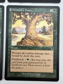 Moment's Peace x4 MTG Odyssey 4x Magic Excellent Light Play EX LP - Image 2