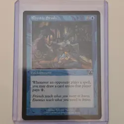 Wizards of the Coast MTG Rhystic Study Prophecy Enchantment Reg Blue 45/143 - Image 1