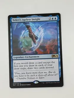 Teferi's Ageless Insight R Core Set 2021 76 NM Free Shipping! MJB - Image 1