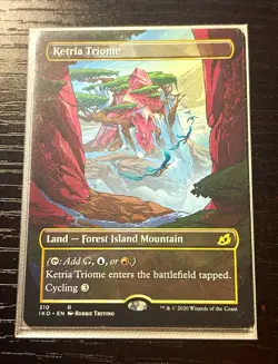 Wizards of the Coast Ketria Triome IKO Rare Regular Land 310 Eng Showcase MINT - Image 1