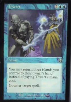 Thwart - Mercadian Masques: #108, Magic: The Gathering Lp R97 - Image 1