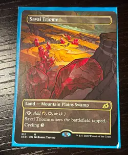 Wizards of the Coast Savai Triome IKO Rare Land Regular Showcase 312 EN MINT - Image 1