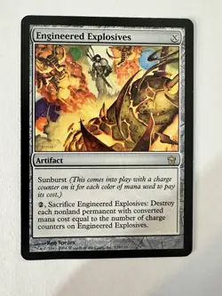 MTG - Engineered Explosives Fifth Dawn NM Artifact Rare - Image 1