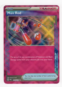 Max Rod 116/131 Ace Spec Prismatic Evolutions Pokemon TCG - Image 1