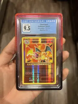 Charizard Reverse Holo 11/108 Pokemon XY Evolutions CGC 10 (Blue Label 9.5) - Image 3