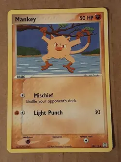 Pokemon Mankey 38/112 Fire Red Leaf Green NM-MT See Pictures - Image 1