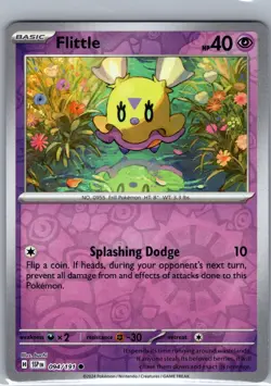 Flittle 094/191 Common Surging Sparks Pokemon Reverse Holo Near Mint - Image 1