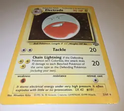 Pokemon TCG Electrode Jungle 2/64 Holo Unlimited Holo Rare - Image 2