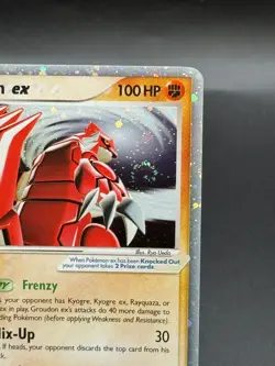 Groudon HOLO PROMO 2006 EX 38 English TCG Pokemon VINTAGE NM TRIPLE SWIRL🌀🌀🌀 - Image 2