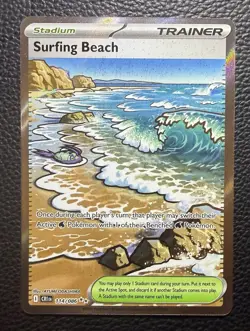 Pokemon TCG - Surfing Beach 114/086 Chaos Rising - Image 1